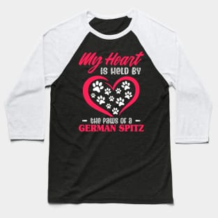 My Heart Is Held By The Paws Of A German Spitz Baseball T-Shirt